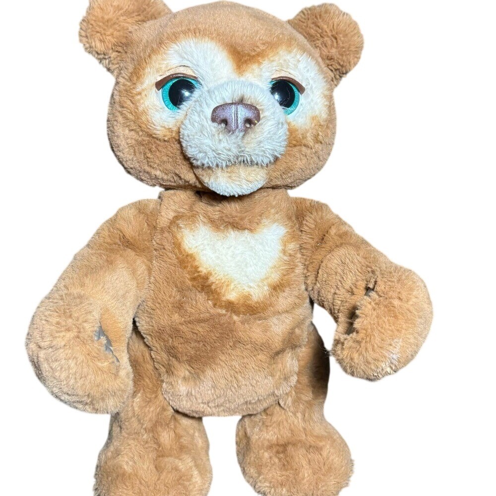 Hasbro FurReal Cubby the Curious Bear Interactive Plush Brown E4591 E8593